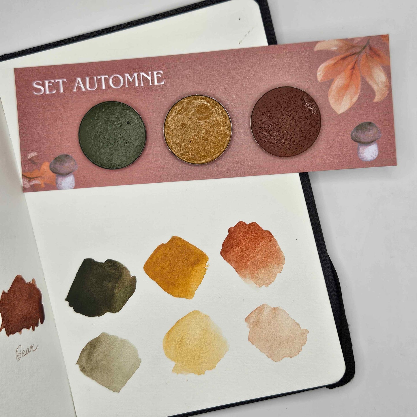 SET DE 3 AQUARELLES - SET AUTOMNE