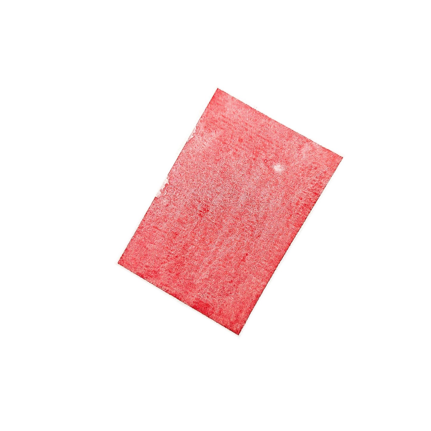 Aquarelle artisanale - ROUGE VERMILLON 0058